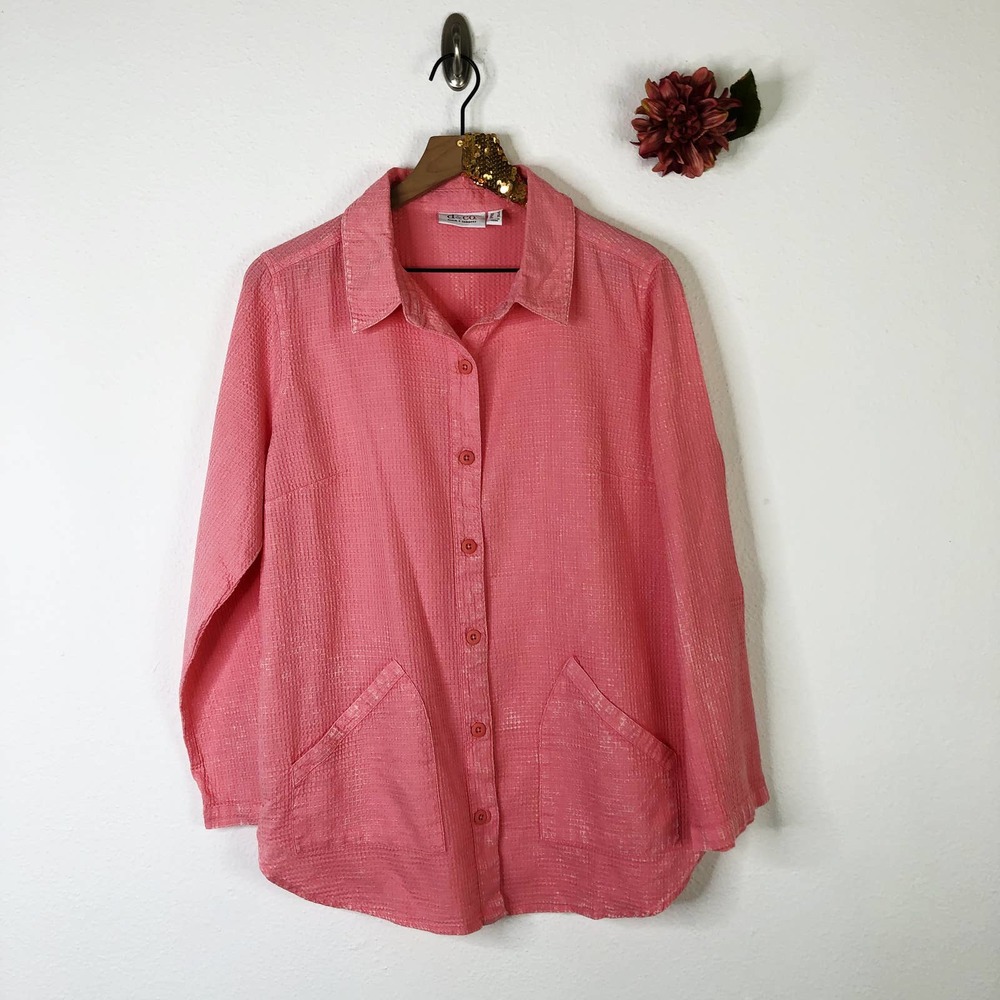 DENIM & CO Long Sleeve Tunic Top